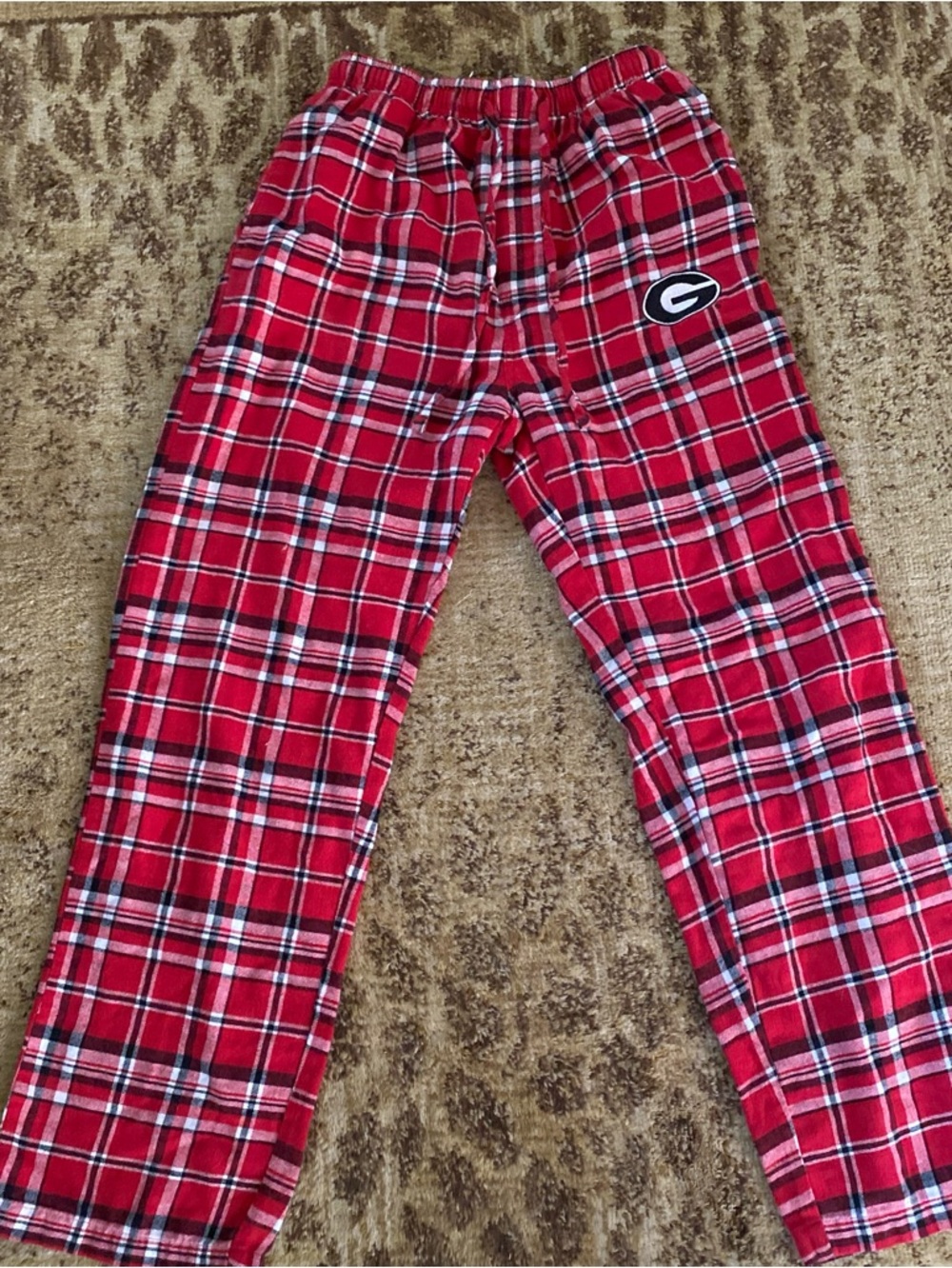 University of Georgia lounging pants adult size S. Fleece pants